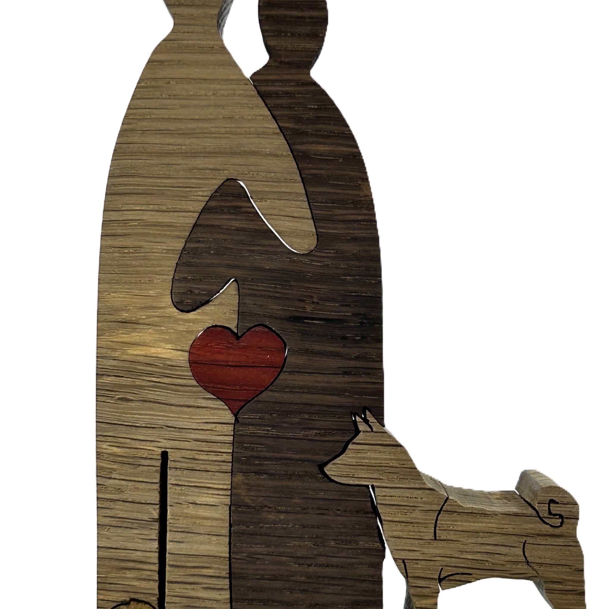 Harmony Heart Family two dog 156